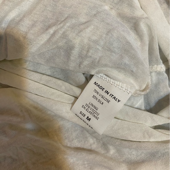 Anthropologie Lara Guidotti Silk Blend Flowy Summer Sleeveless sundress size M - Picture 9 of 9